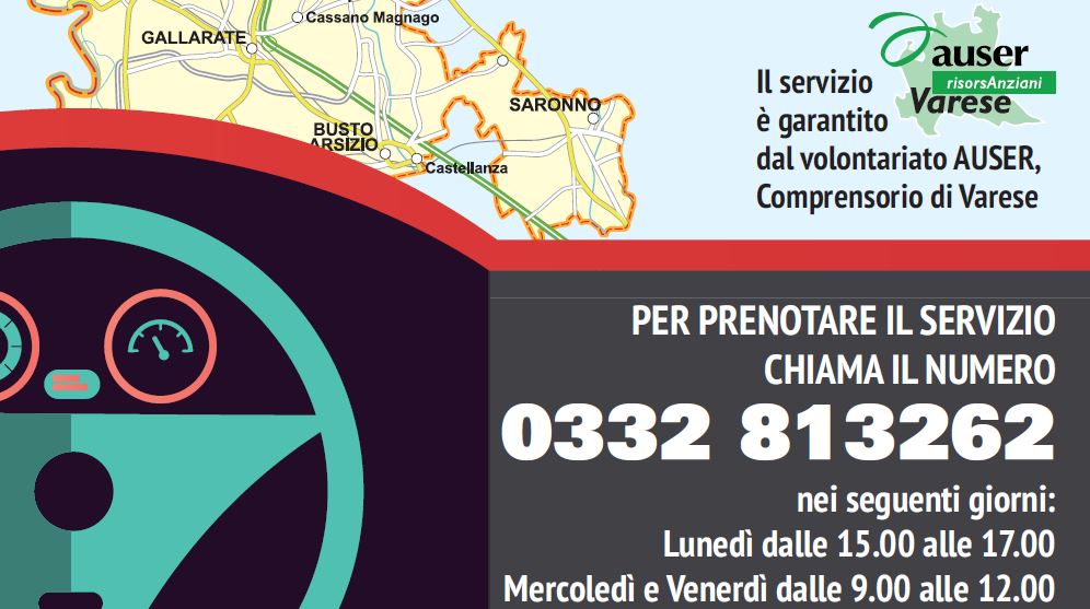 Accompagnamento in auto al luogo di cura-Sezione Ail Varese Onlus