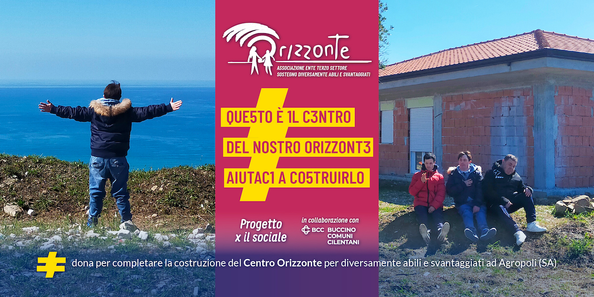 Aiutami a completare il mio ORIZZONTE-Associazione Orizzonte