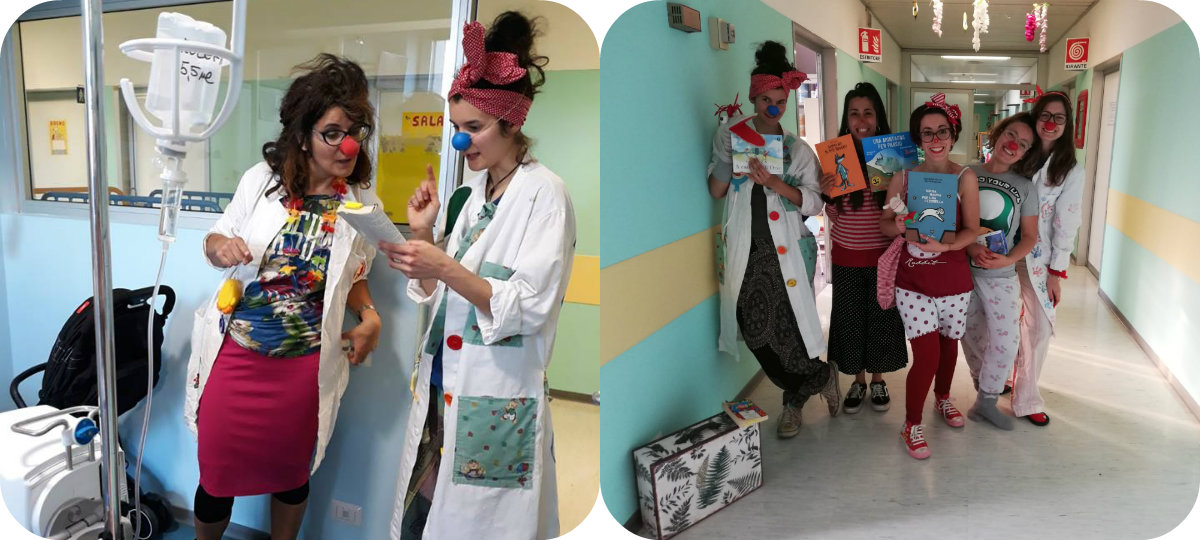 Favole in Corsia di AVS I volontari col naso rosso Favole in Corsia-AVS I volontari col naso rosso