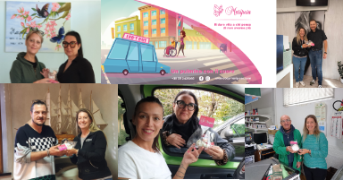 Un pulmino con il Cuore di Mariposa Un pulmino con il Cuore-Mariposa