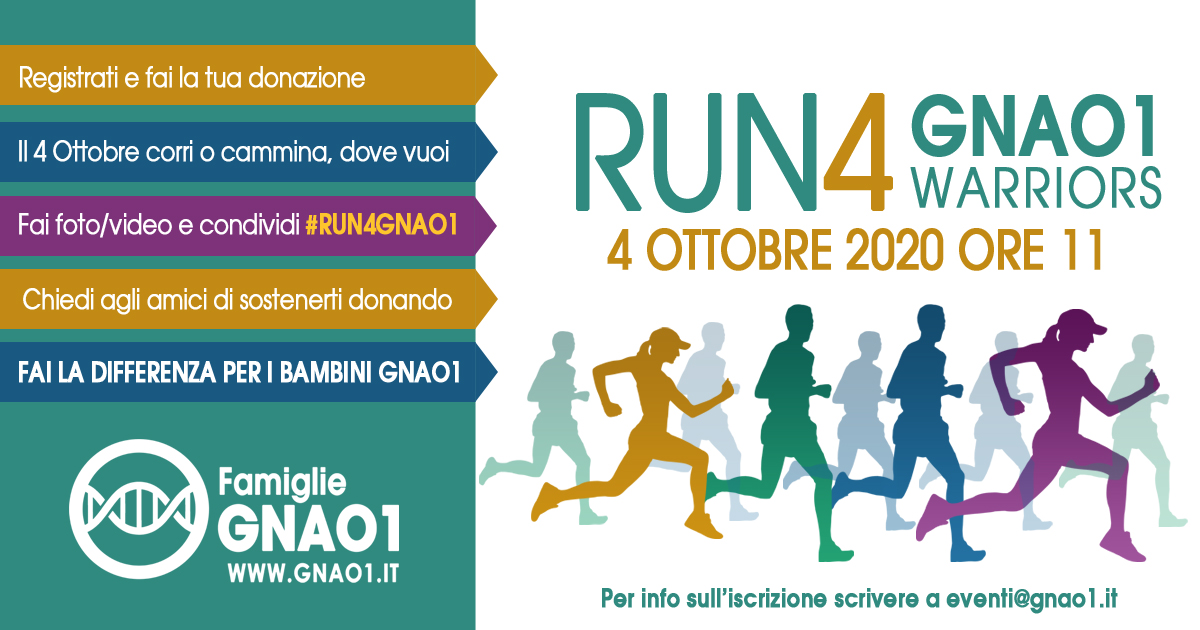 Run4 GNAO1 Warriors di Famiglie GNAO1 APS Run4 GNAO1 Warriors-Famiglie GNAO1 APS