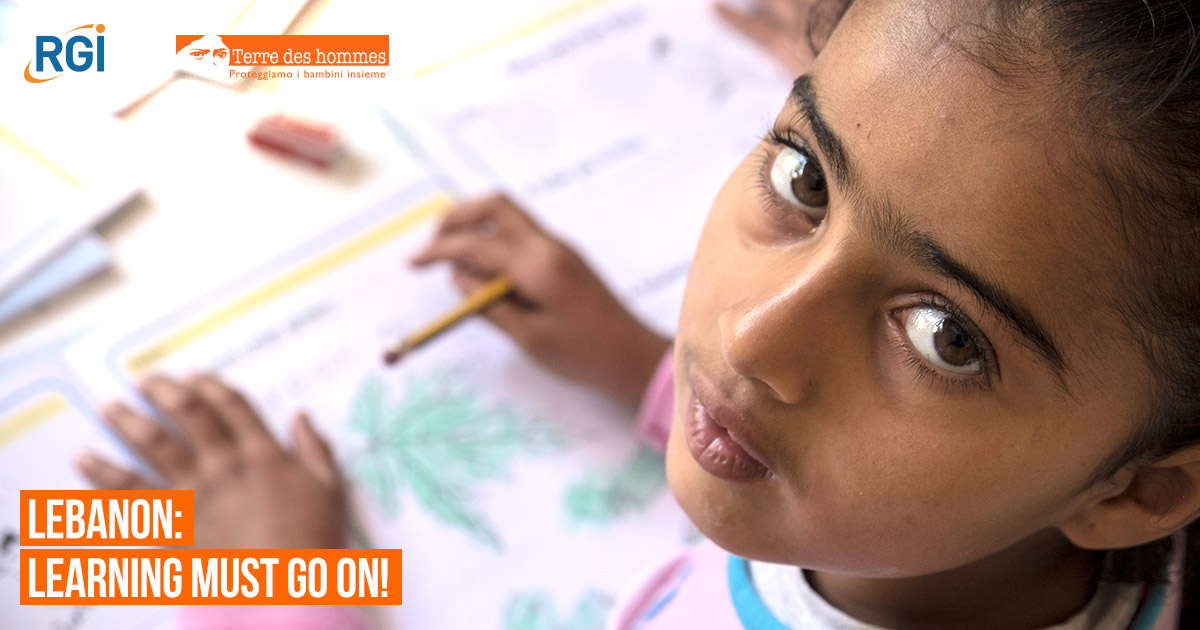 Lebanon: learning must go on!-Terre des Hommes