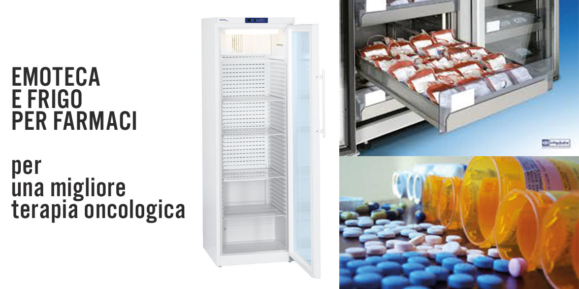 Emoteca e frigo per le terapie oncologic di Città della Speranza Emoteca e frigo per le terapie oncologic-Città della Speranza