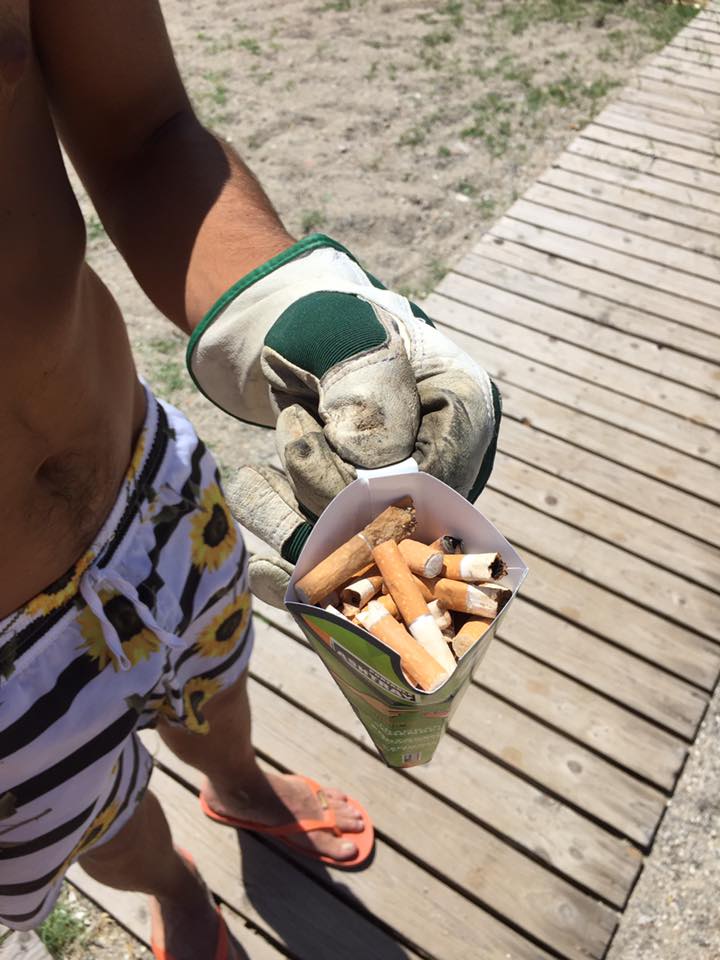 #Ciccaqui - Posacenere da Spiaggia-FuoridiME