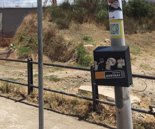 #Ciccaqui - Posacenere da Spiaggia-FuoridiME