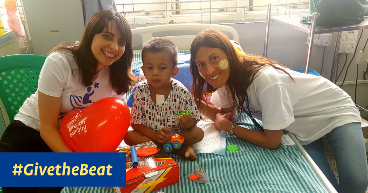 #GivetheBeat 2018: 53 bambini da salvare-Mission Bambini