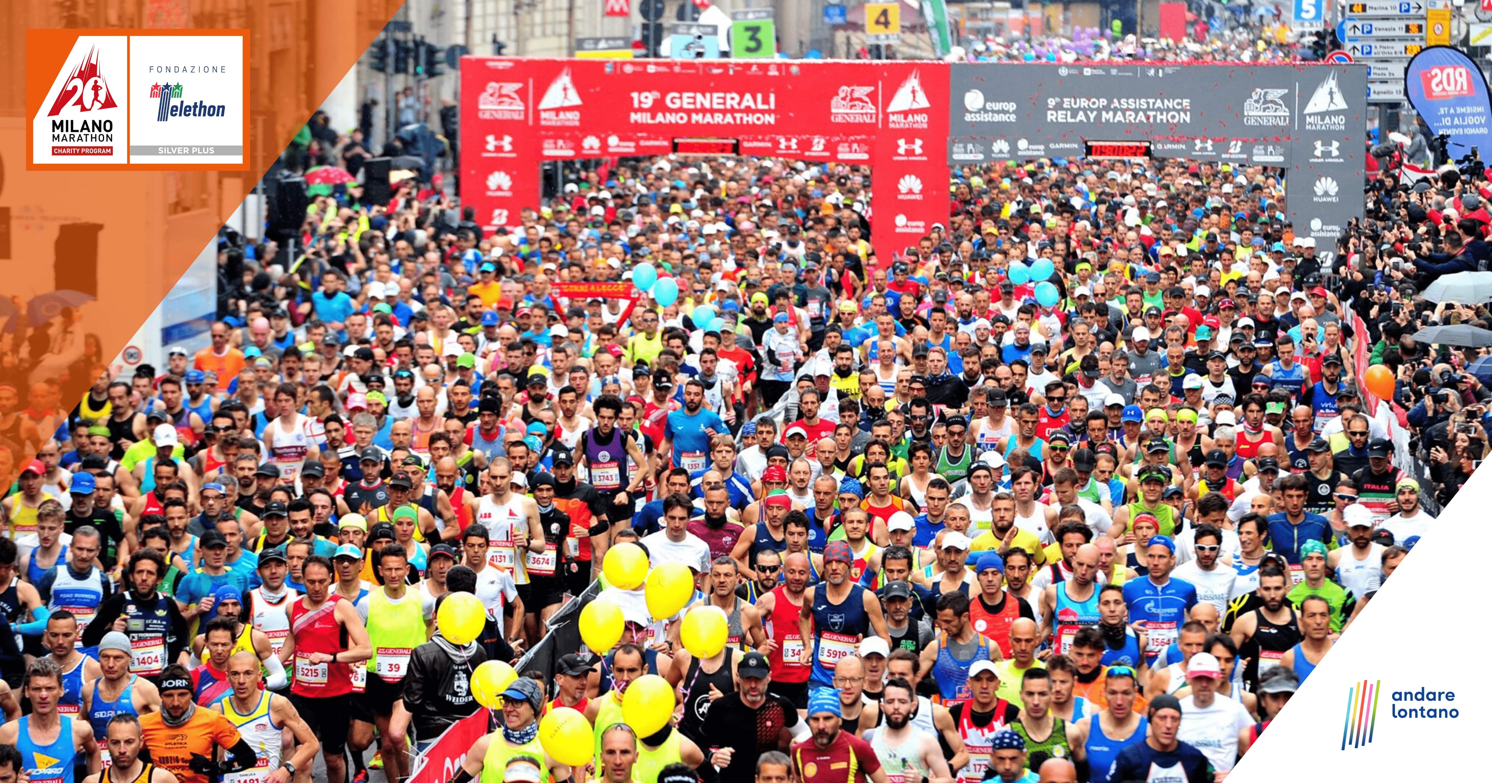 #andarelontano - Milano Marathon 2022 di FONDAZIONE TELETHON #andarelontano - Milano Marathon 2022-FONDAZIONE TELETHON