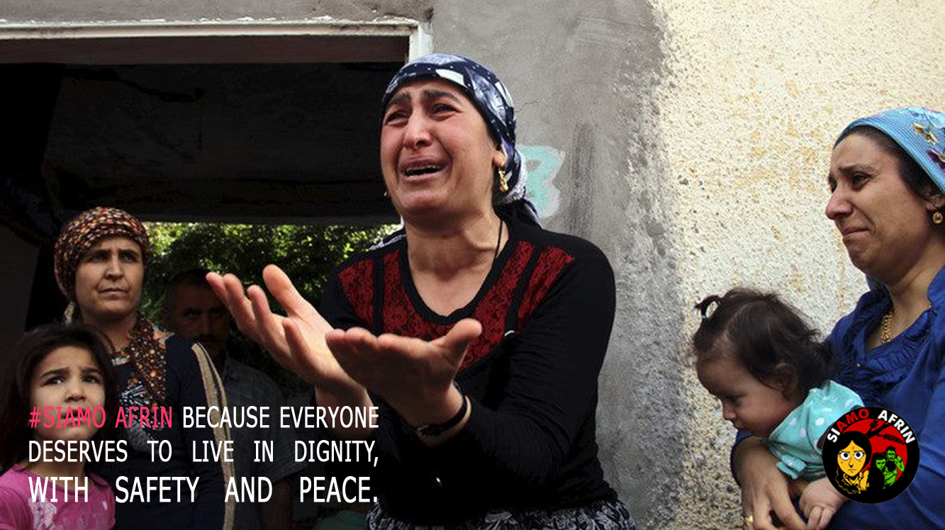 SiAmo Afrin - We Are Afrin -GUS - Gruppo Umana Solidarietà