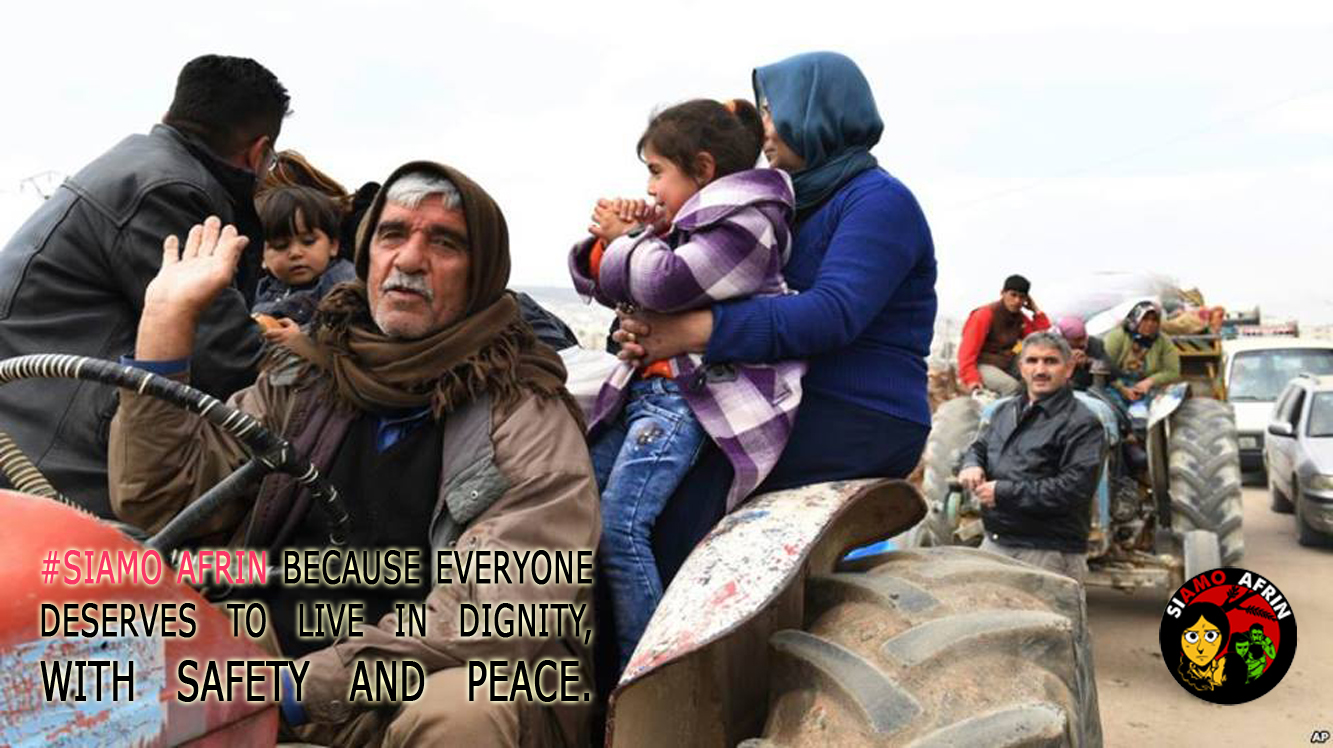 SiAmo Afrin - We Are Afrin -GUS - Gruppo Umana Solidarietà