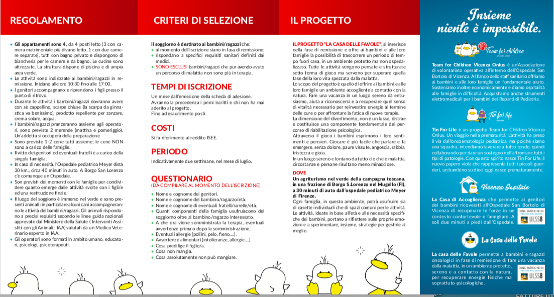 LA CASA DELLE FAVOLE - Daniele Mariano Onlus