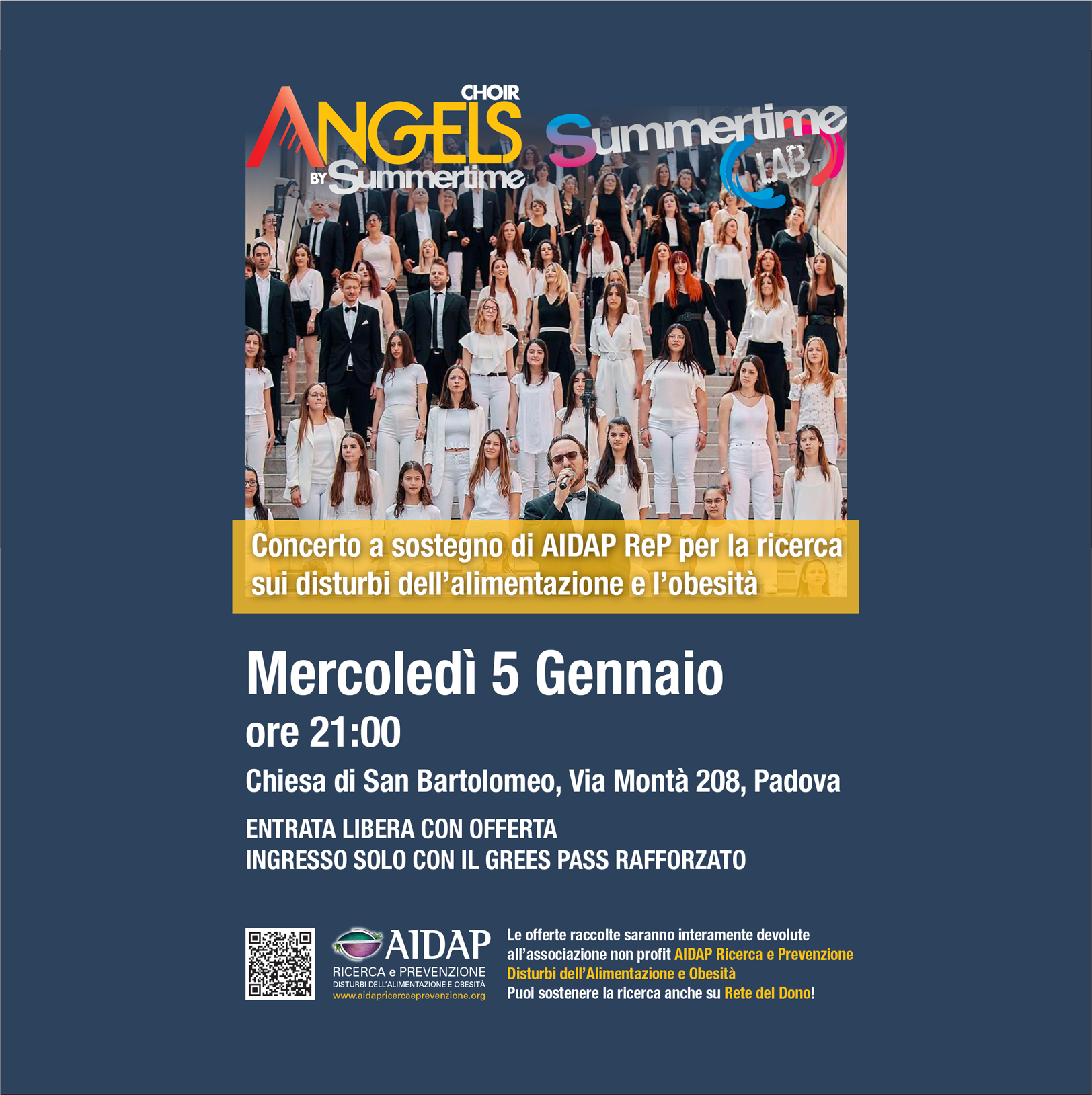 Concerto a sostegno della ricerca di AIDAP Ricerca e Prevenzione Concerto a sostegno della ricerca-AIDAP Ricerca e Prevenzione