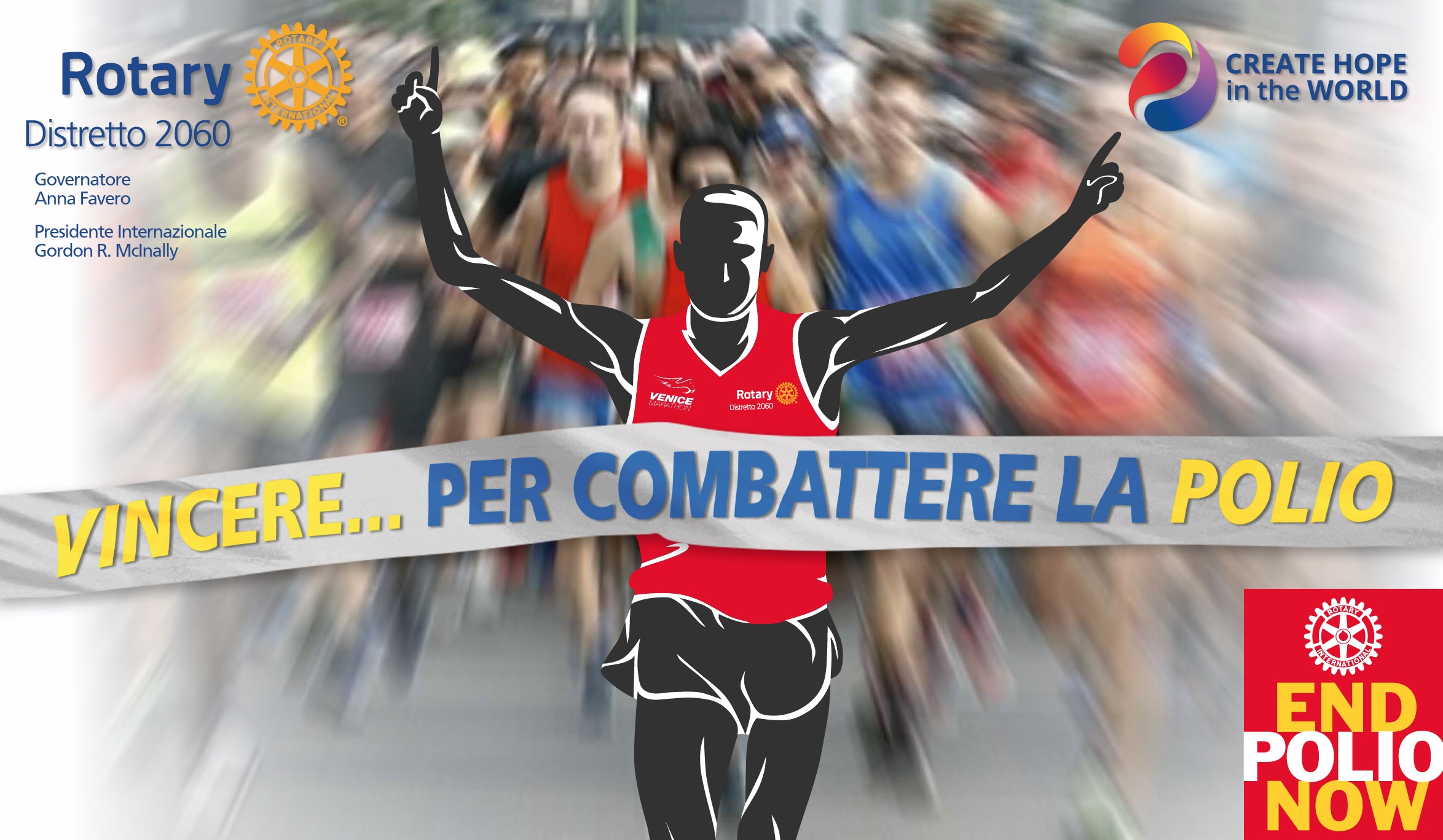 Run to End Polio #VM2023-Progetto Rotary Distretto 2060 Onlus