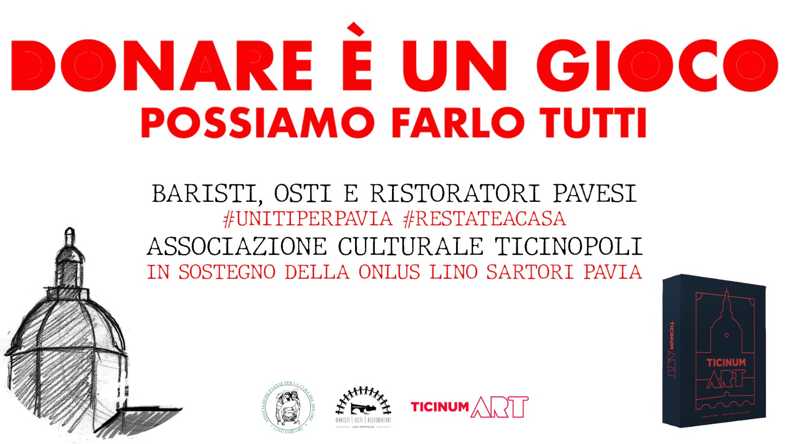 Donare è un gioco - Sostieni Pavia-Ass. Lino Sartori