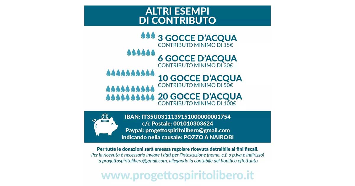 Un Pozzo in Kenya-Progetto Spirito Libero