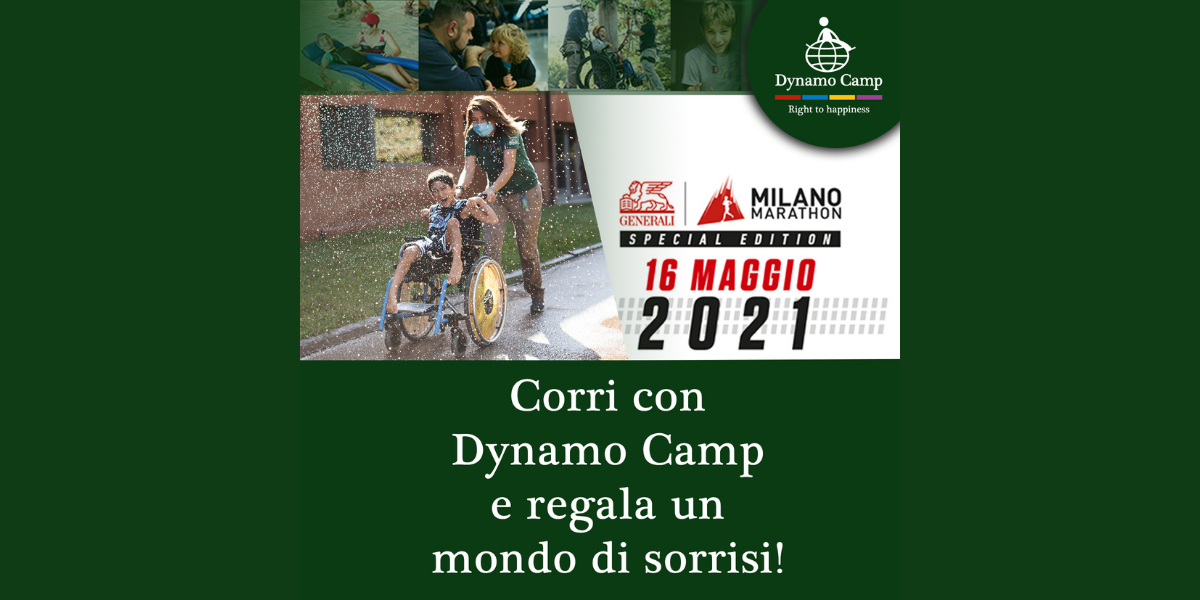 RUN TO HAPPINESS MILANO MARATHON 2021 di Dynamo Camp RUN TO HAPPINESS MILANO MARATHON 2021-Dynamo Camp