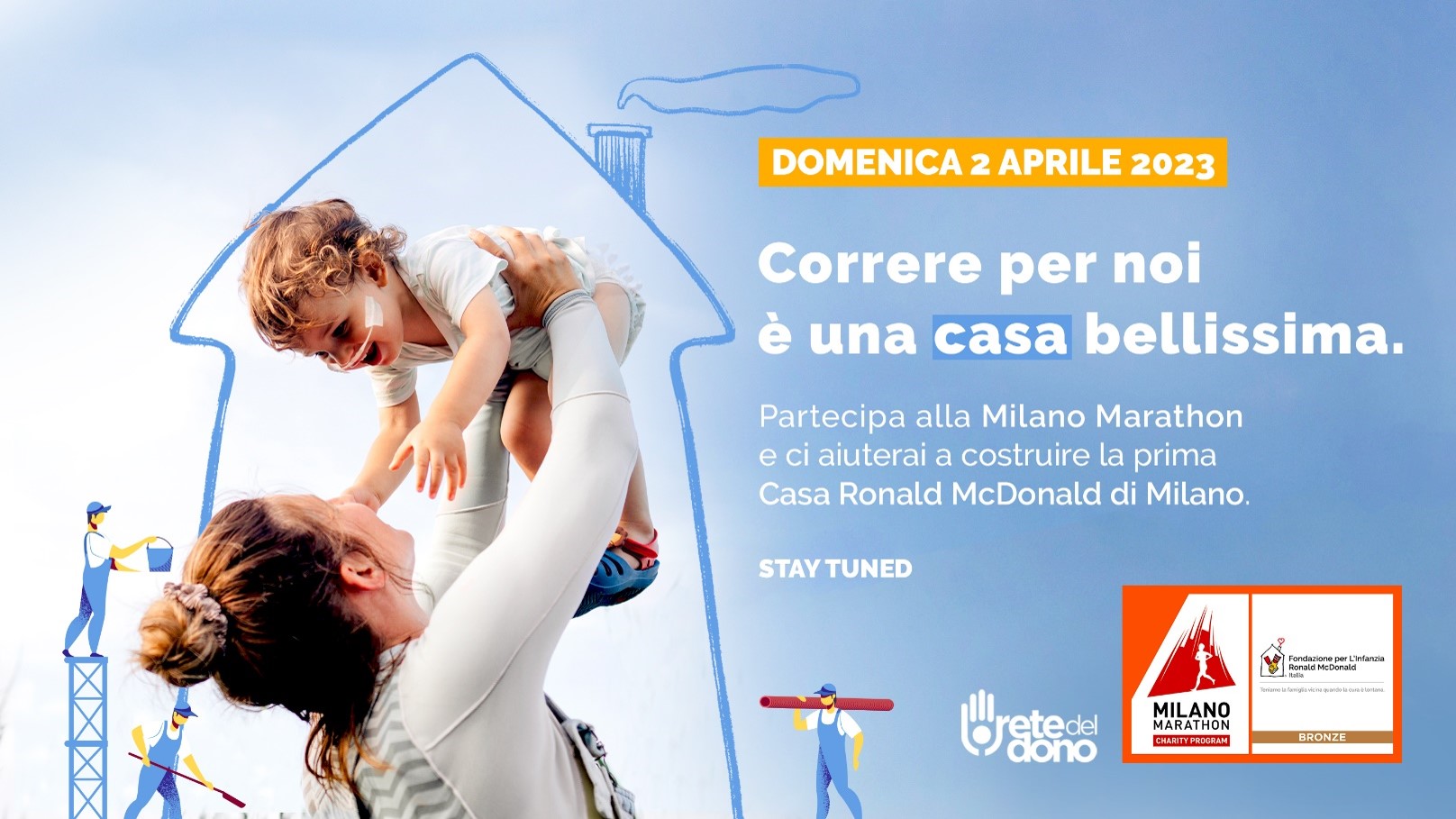 Corri con noi per Casa Ronald Milano! di Fondazione Ronald McDonald Italia ETS Corri con noi per Casa Ronald Milano!-Fondazione Ronald McDonald Italia ETS