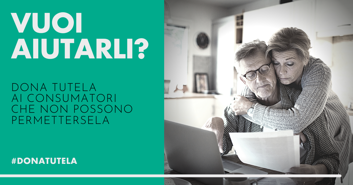 #DonaTutela ai consumatori più bisognosi-Consumatori.it
