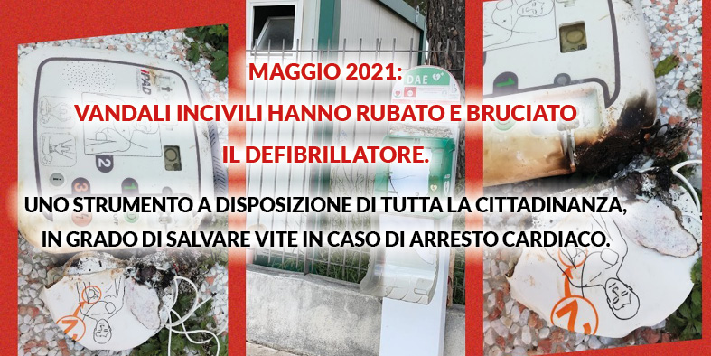 Un nuovo defibrillatore per Villanova -Volontario per TE - ODV