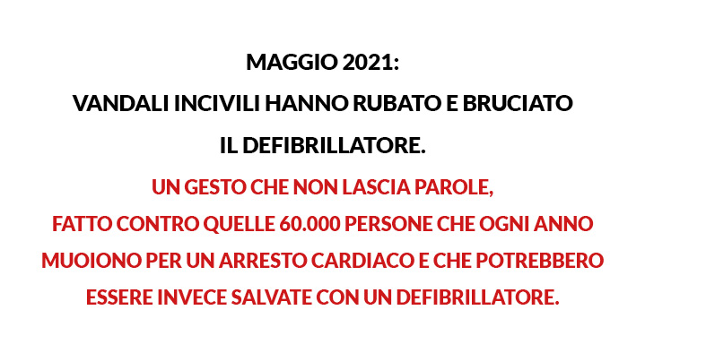Un nuovo defibrillatore per Villanova -Volontario per TE - ODV