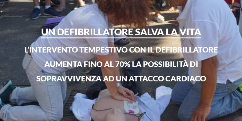 Un nuovo defibrillatore per Villanova -Volontario per TE - ODV