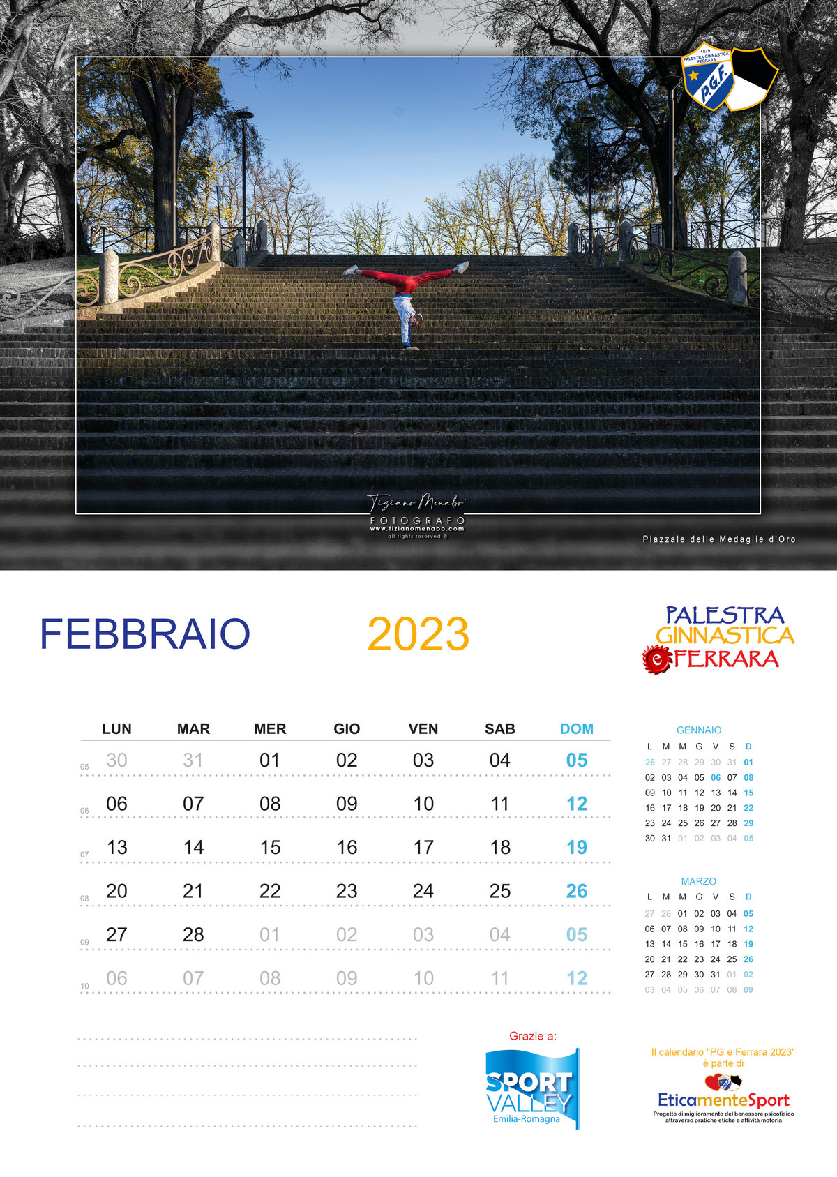 Calendario PG e Ferrara 2023 di Palestra Ginnastica Ferrara a.s.d. Calendario PG e Ferrara 2023-Palestra Ginnastica Ferrara a.s.d.