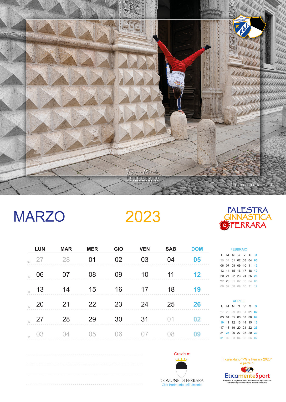 Calendario PG e Ferrara 2023 di Palestra Ginnastica Ferrara a.s.d. Calendario PG e Ferrara 2023-Palestra Ginnastica Ferrara a.s.d.