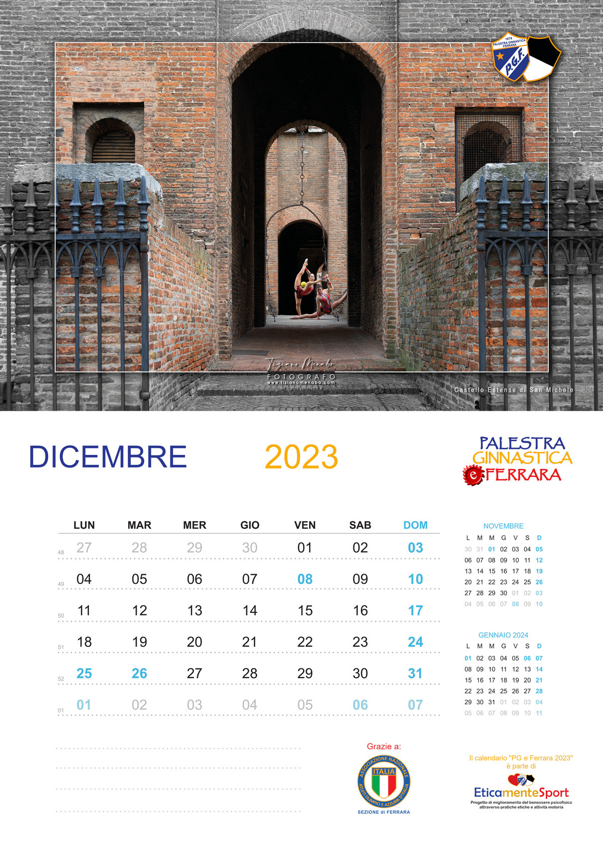 Calendario PG e Ferrara 2023 di Palestra Ginnastica Ferrara a.s.d. Calendario PG e Ferrara 2023-Palestra Ginnastica Ferrara a.s.d.
